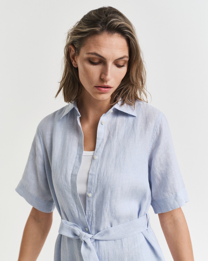 Gant Damen Kleider Light Blue
