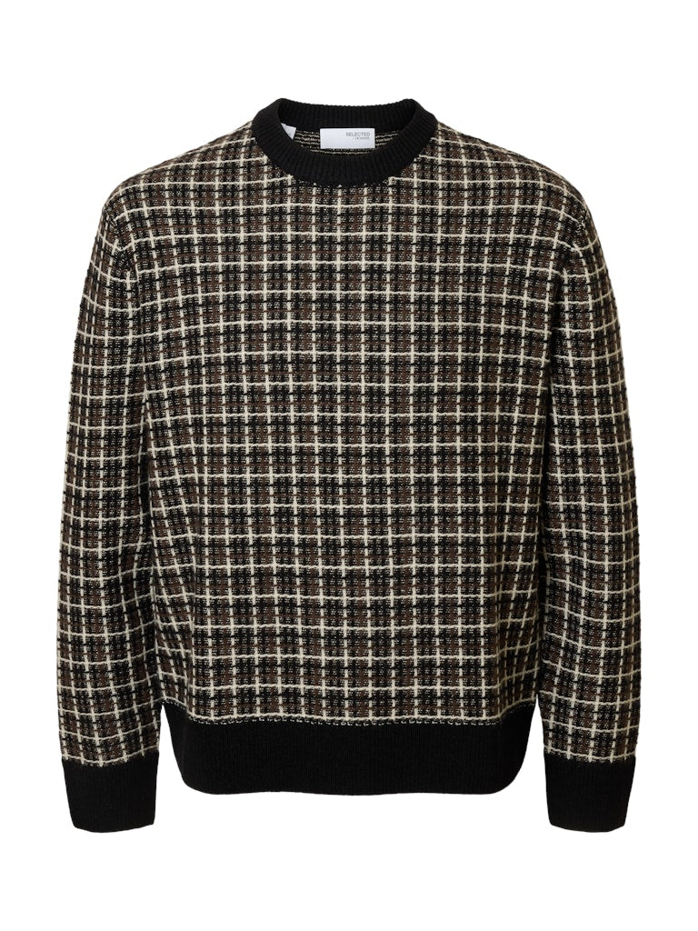 Selected homme Herren Pullover Black