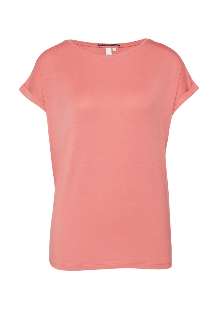 QS by S.Oliver Damen T-Shirts Red