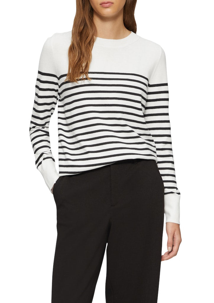 S. Oliver red Damen Pullover White