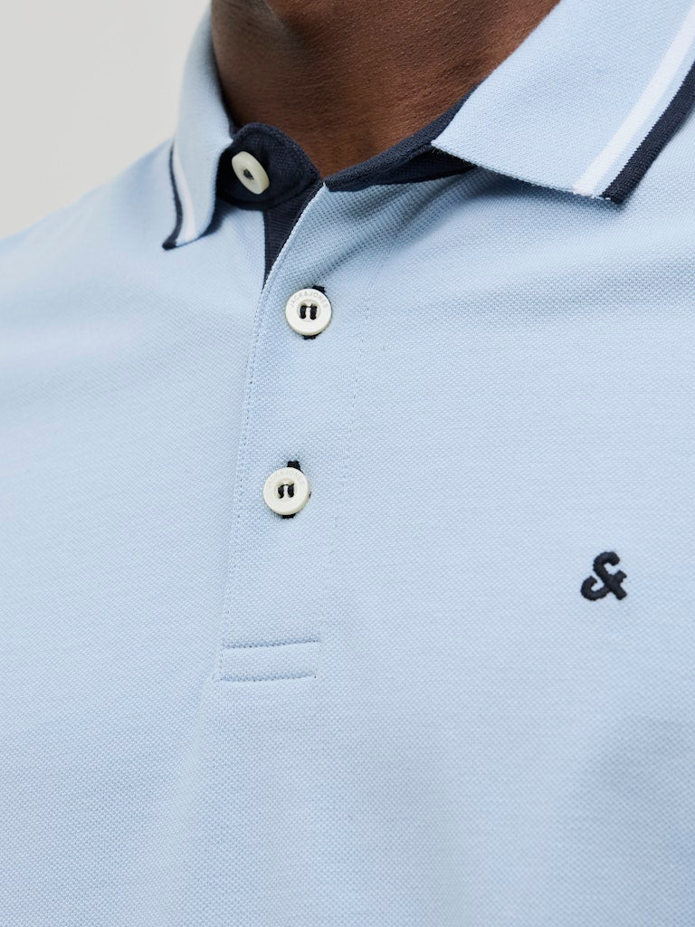 Jack & Jones Herren Polo-Shirts Chambray Blue/P