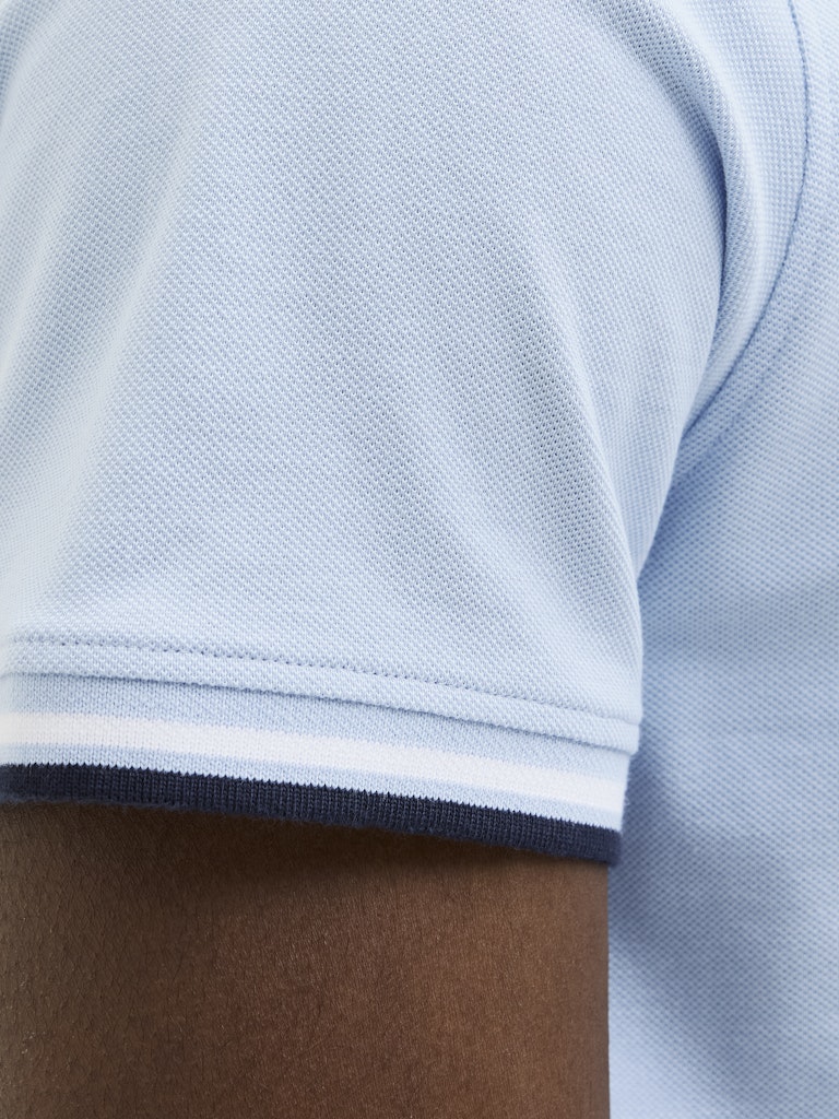 Jack & Jones Herren Polo-Shirts Chambray Blue/P