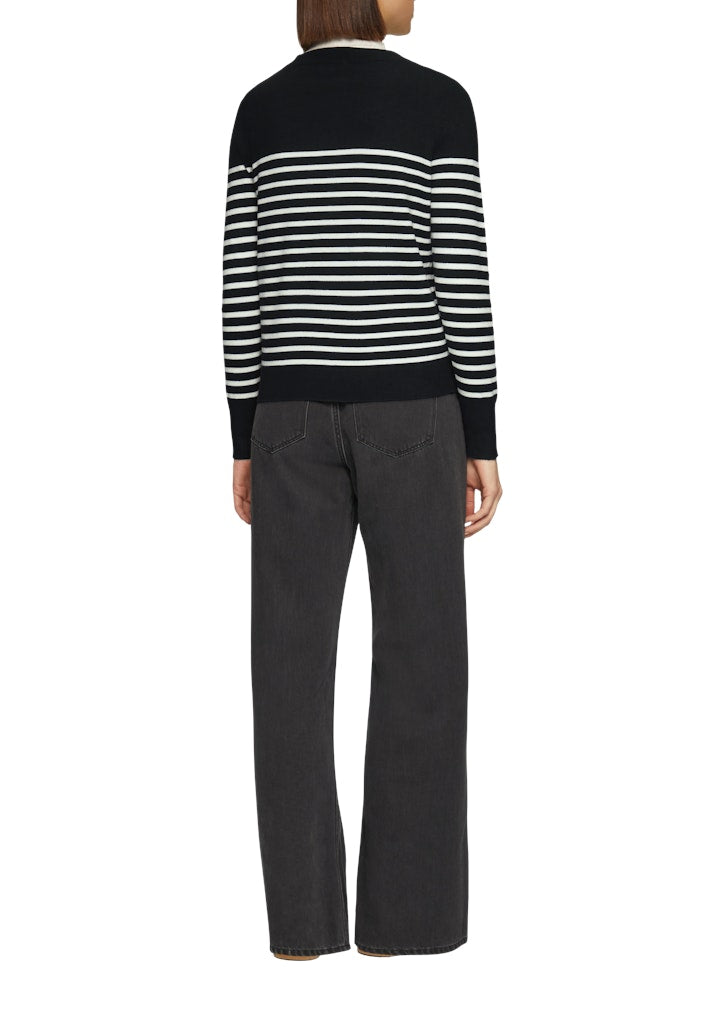 S. Oliver red Damen Pullover Grey/Black