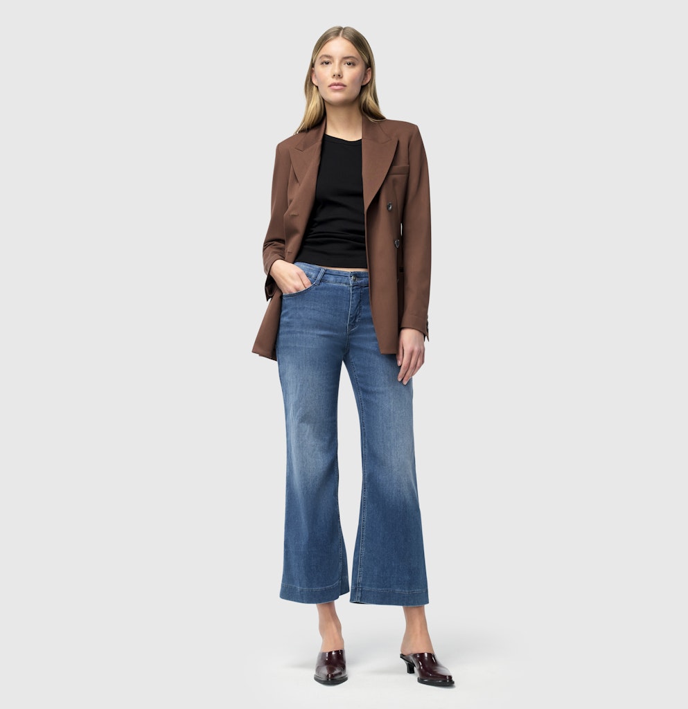Mac Damen Jeans Storm Blue Auth