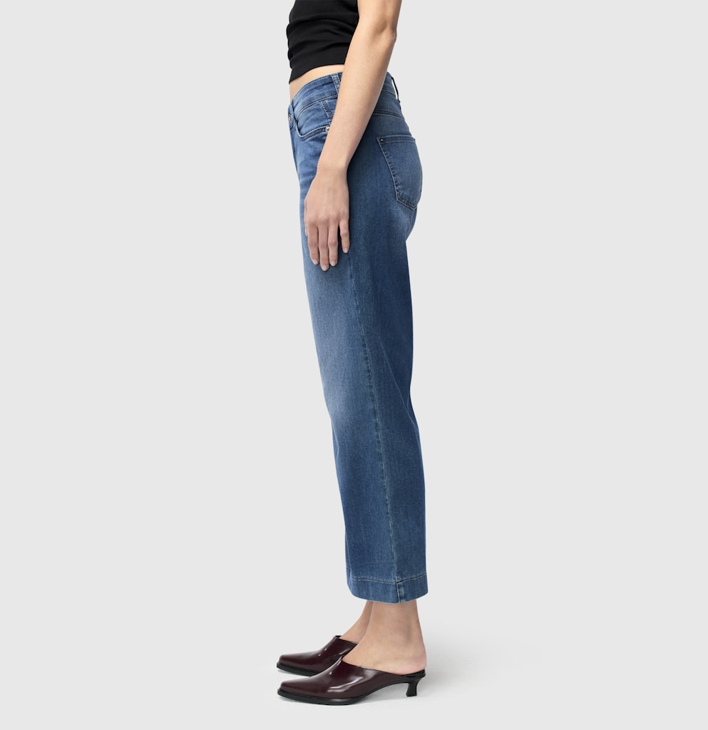 Mac Damen Jeans Storm Blue Auth
