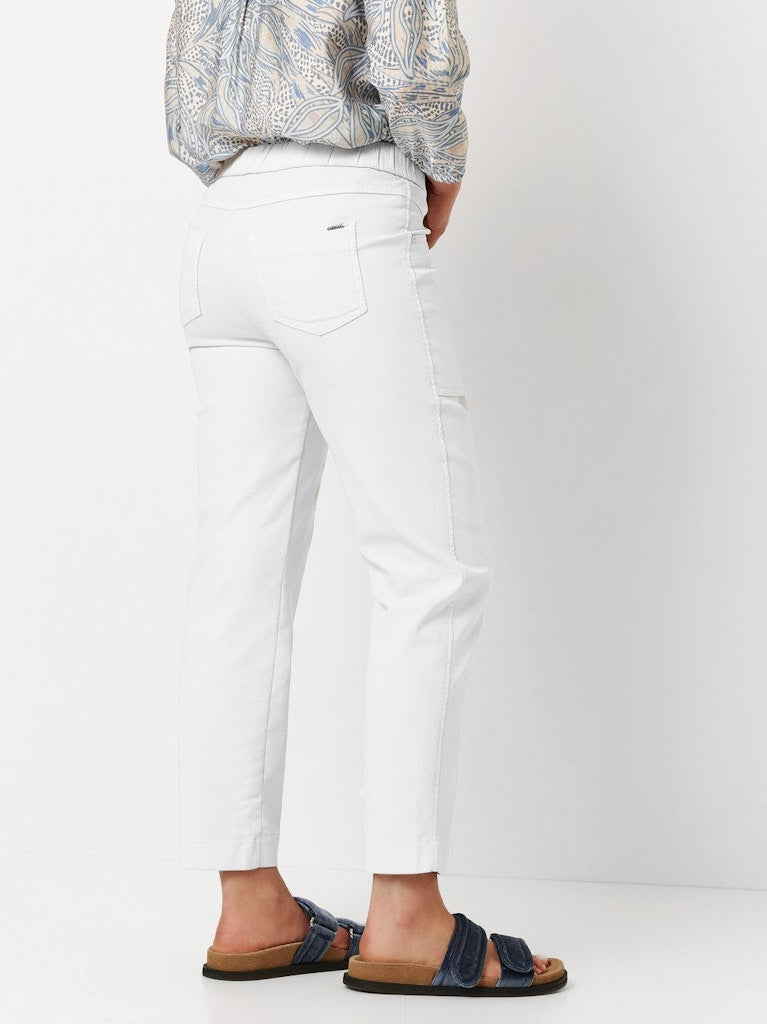 Toni Dress Damen Hosen White