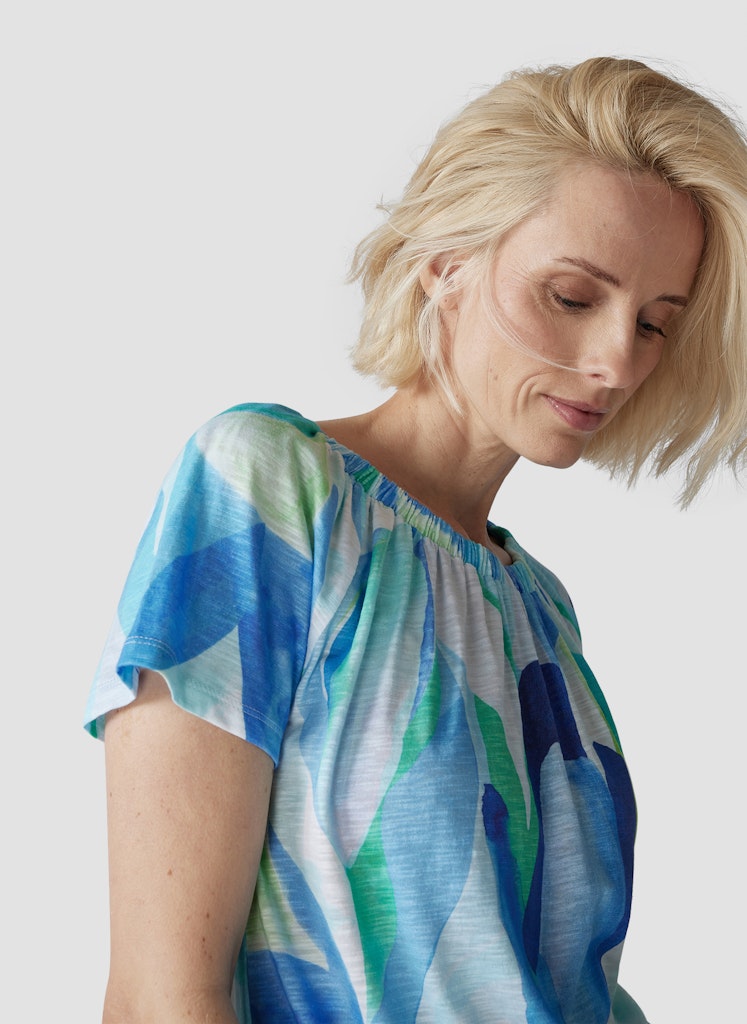 Le Comte Damen T-Shirts Lagune