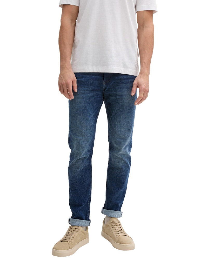 Tom Tailor Herren Jeans Used Dark Stone