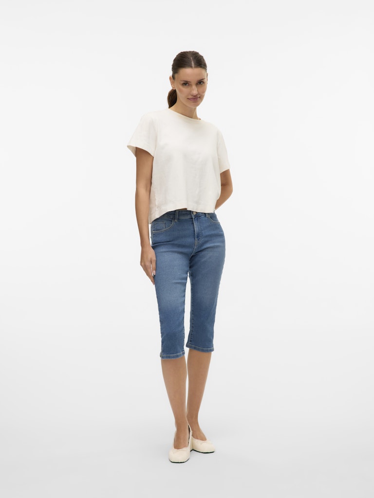 Vero Moda Damen Jeans Medium Blue Den