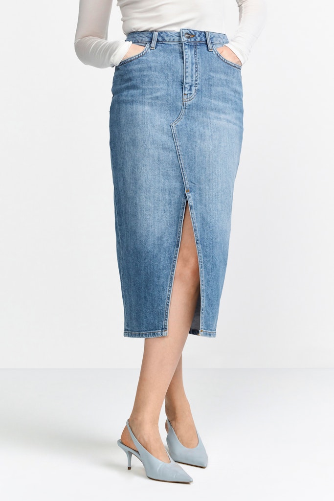 Rich & Royal Damen Rcke Denim Blue