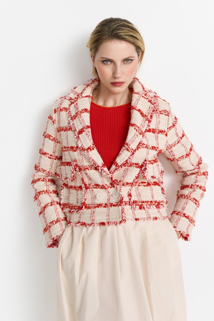 Rich & Royal Damen Blazer Sunset Red