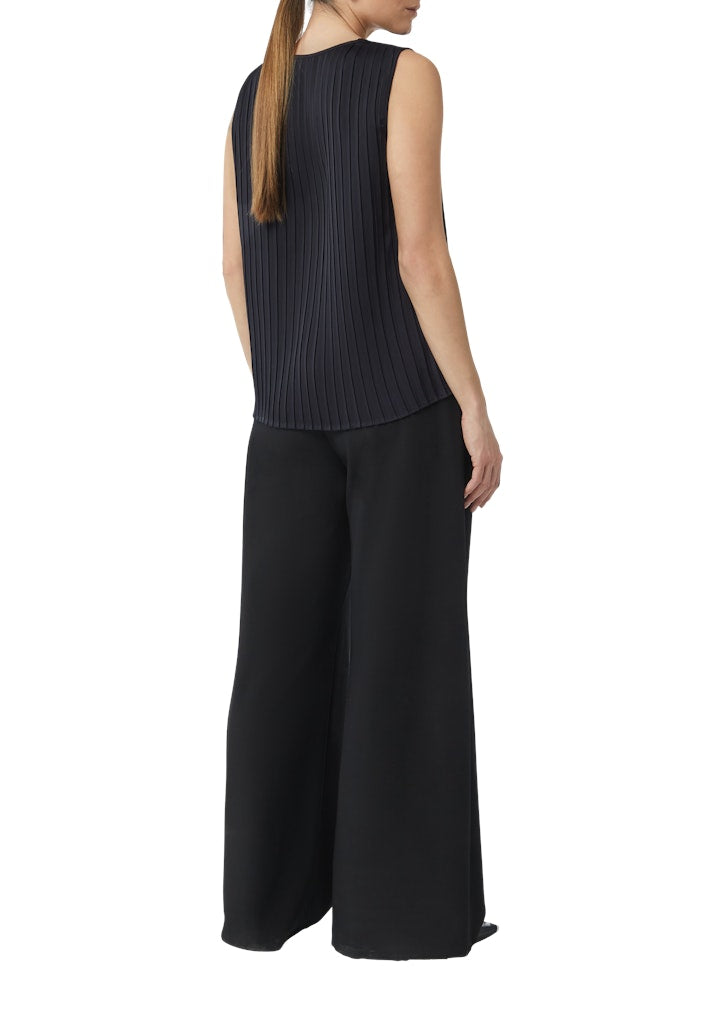 Comma Damen Blusen Blue