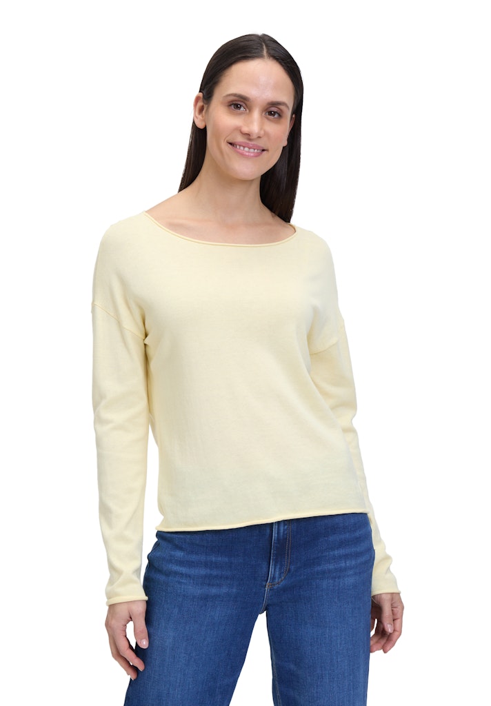 Betty & Co Damen Pullover Pastel Yellow