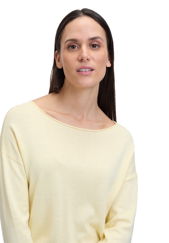 Betty & Co Damen Pullover Pastel Yellow