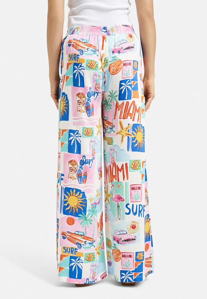 Milano Damen Hosen Colorful Print