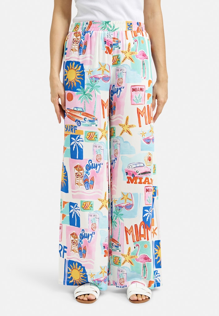 Milano Damen Hosen Colorful Print