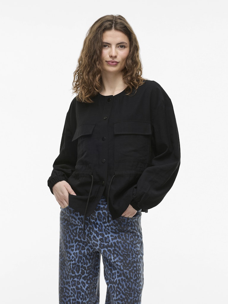 Vila Damen Jacken Black Beauty