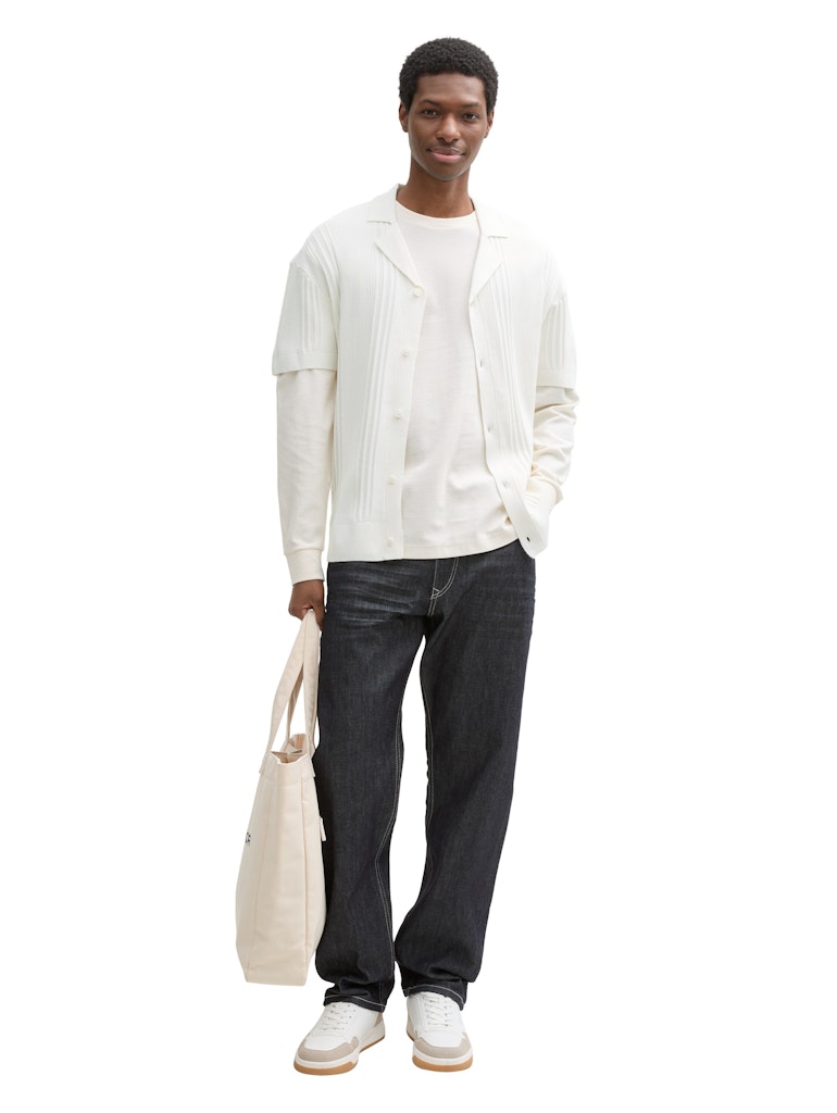 Tom Tailor denim Herren Pullover Off White