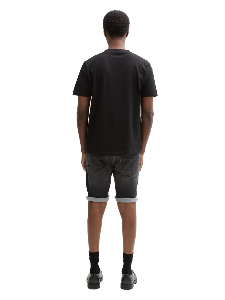 Tom Tailor denim Herren Shorts Black Black Den