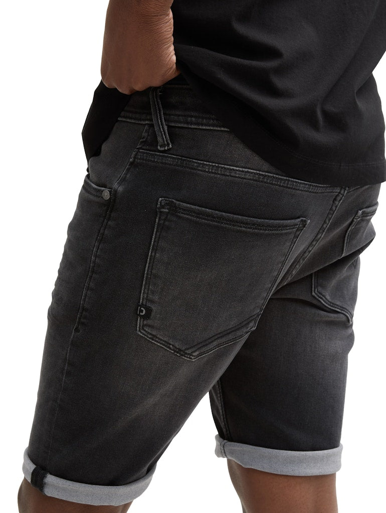 Tom Tailor denim Herren Shorts Black Black Den