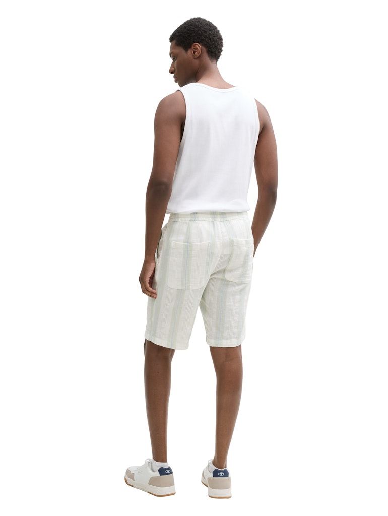 Tom Tailor denim Herren Shorts Off White Big S