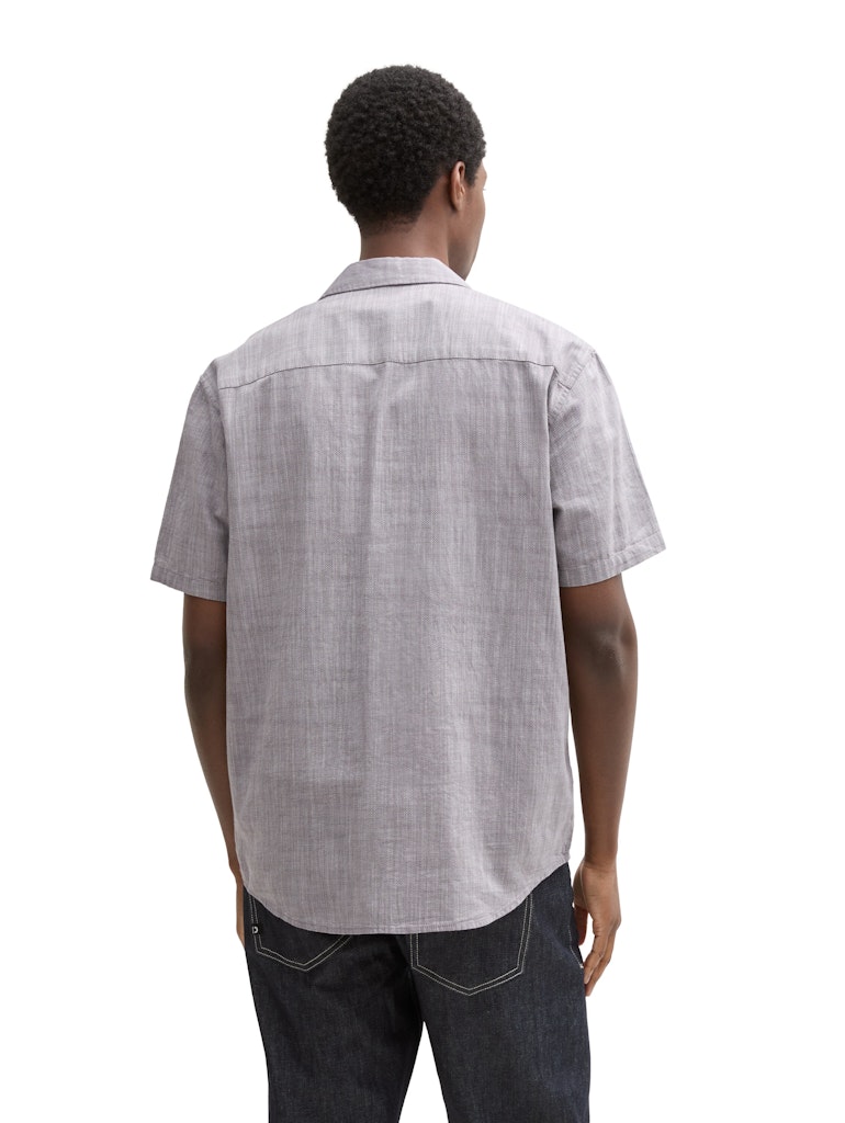 Tom Tailor denim Herren Hemden kurz Pavement Grey W