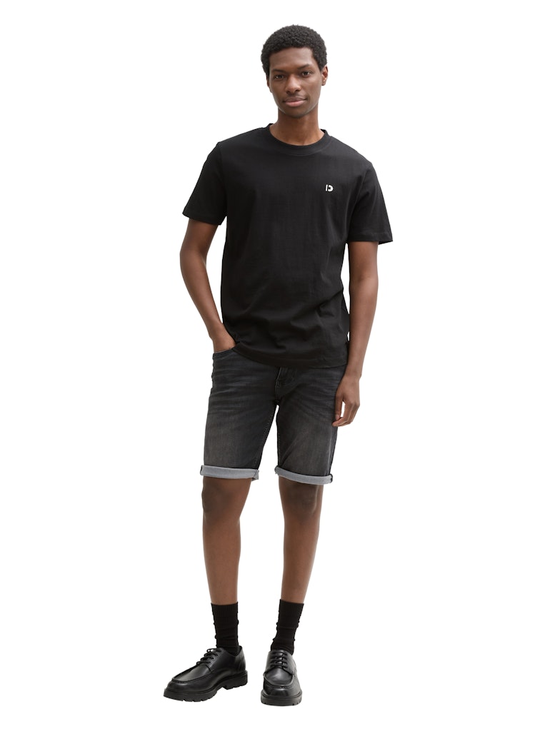 Tom Tailor denim Herren Shorts Black Black Den