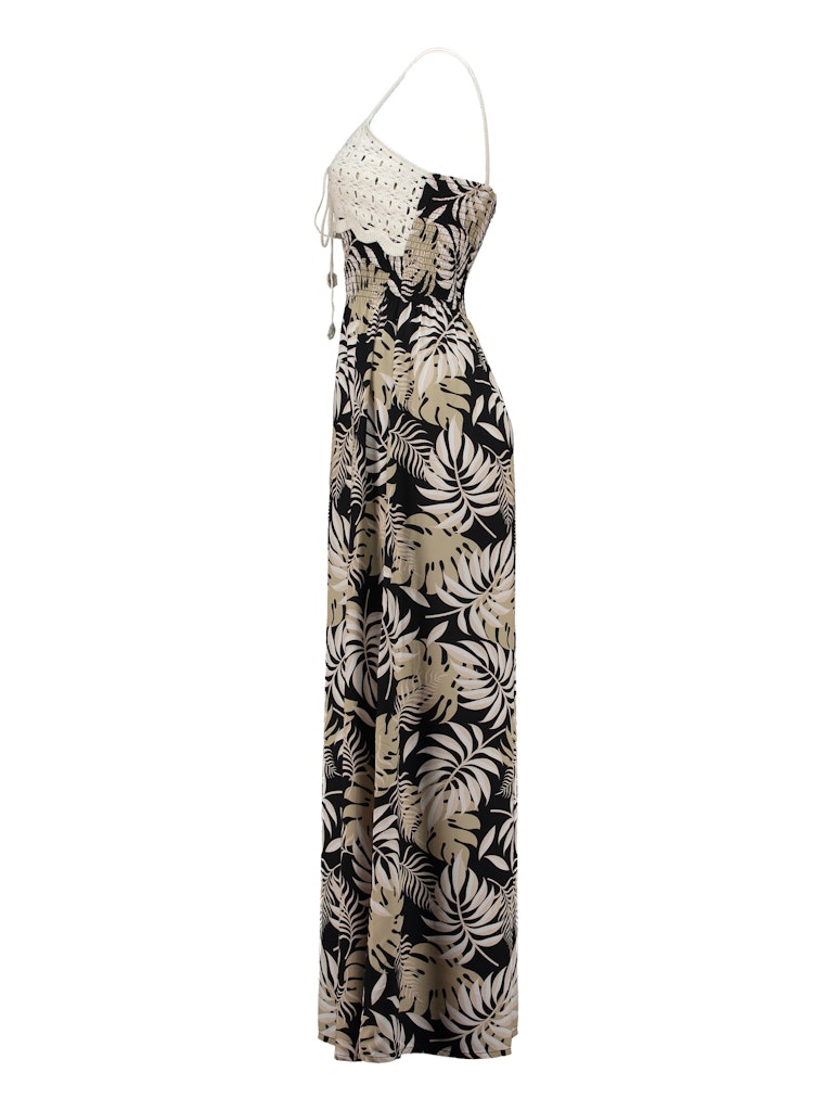 Haily's Damen Kleider Black Palm
