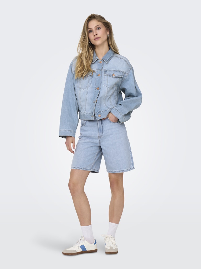 only Damen Shorts Light Blue Deni