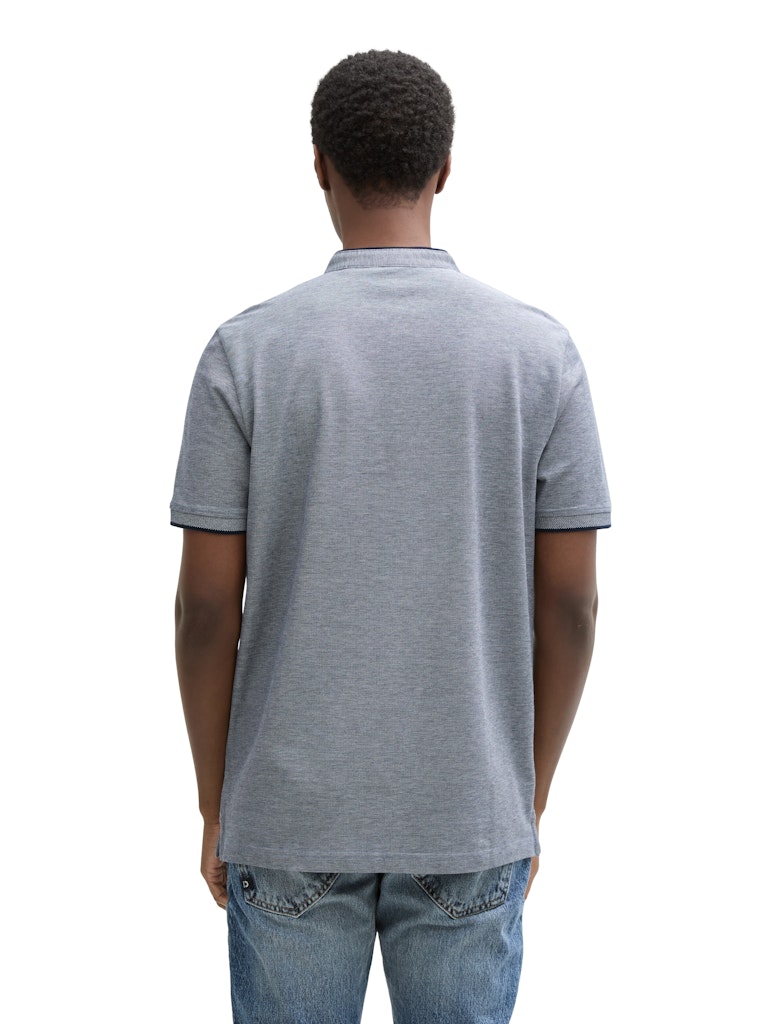 Tom Tailor denim Herren Polo-Shirts Dark Blue Two T