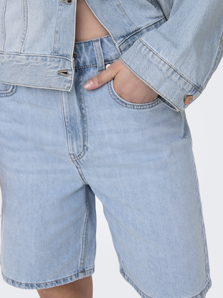 only Damen Shorts Light Blue Deni