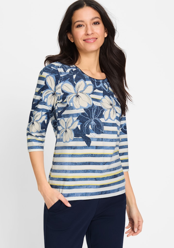 Olsen Damen T-Shirts Ink Blue