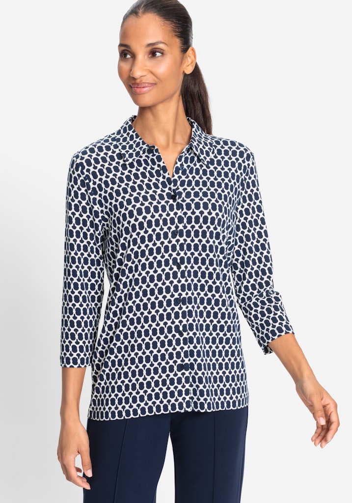 Olsen Damen Blusen Ink Blue