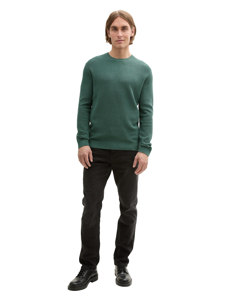 Tom Tailor Herren Pullover Green Dust Mela