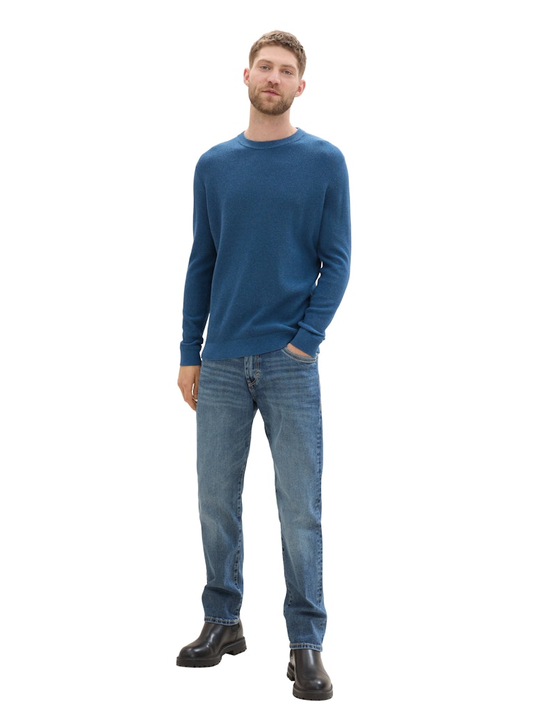 Tom Tailor Herren Pullover Dark Teal Melan