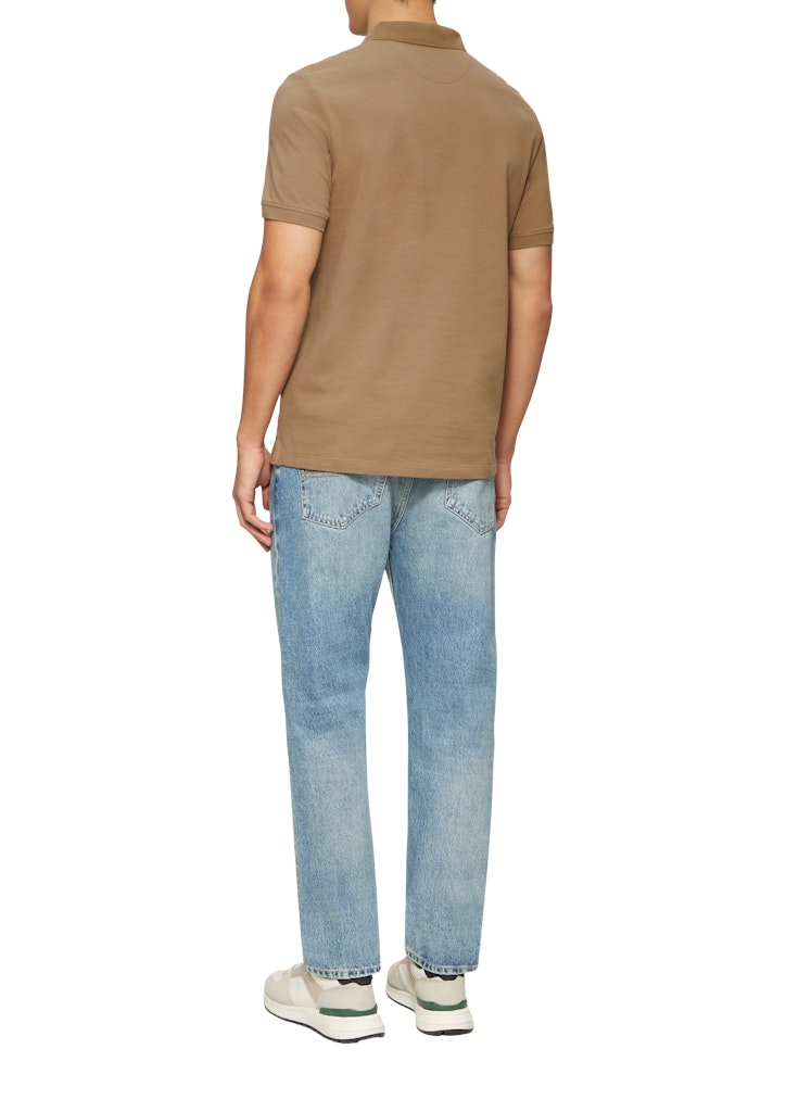 S. Oliver red Herren Polo-Shirts Brown