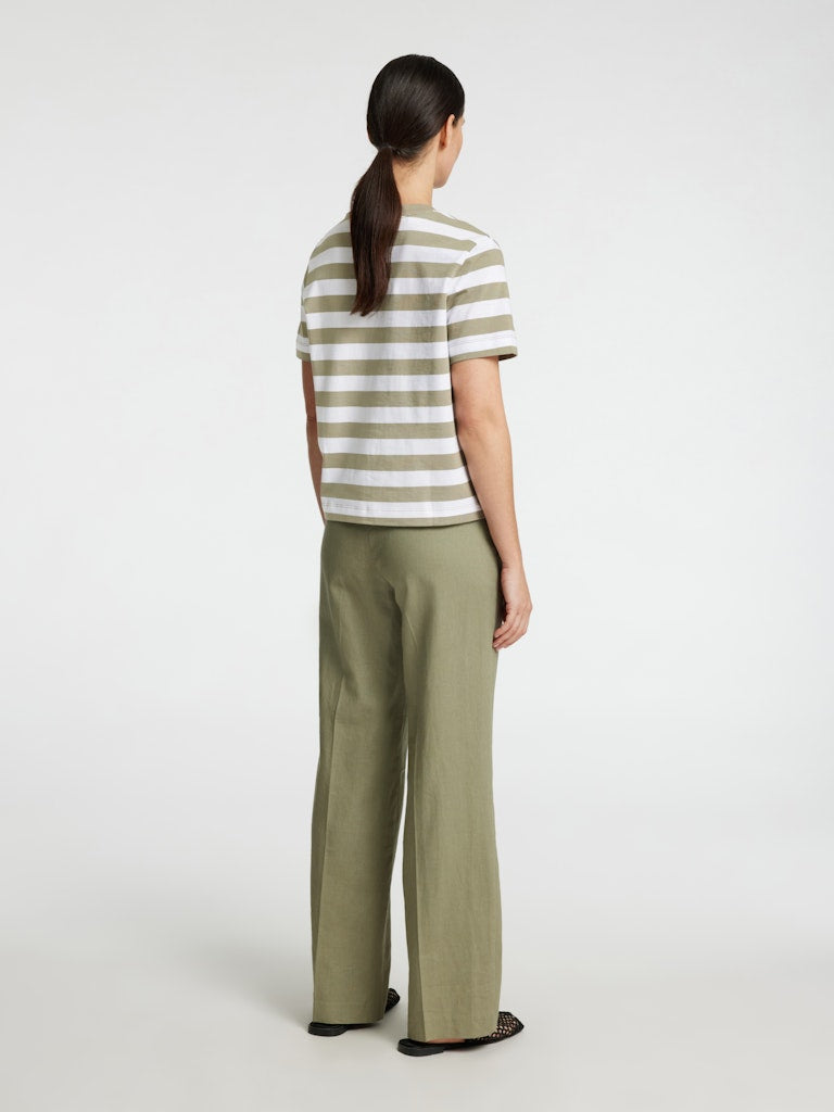 Selected Femme Damen T-Shirts Vetiver/Bright