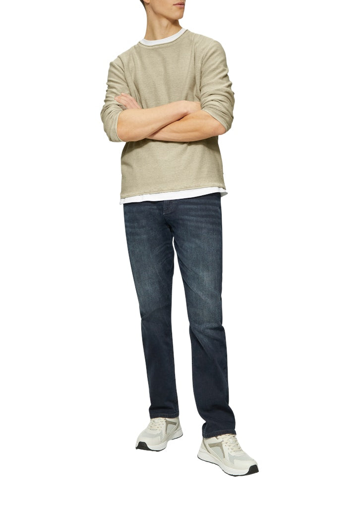 QS by S.Oliver Herren Pullover Brown