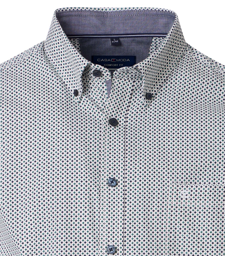 Casa Moda Herren Hemden Aqua Bis Pe