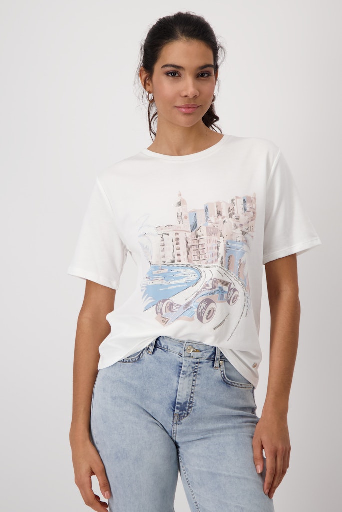 Monari Damen T-Shirts Off-White