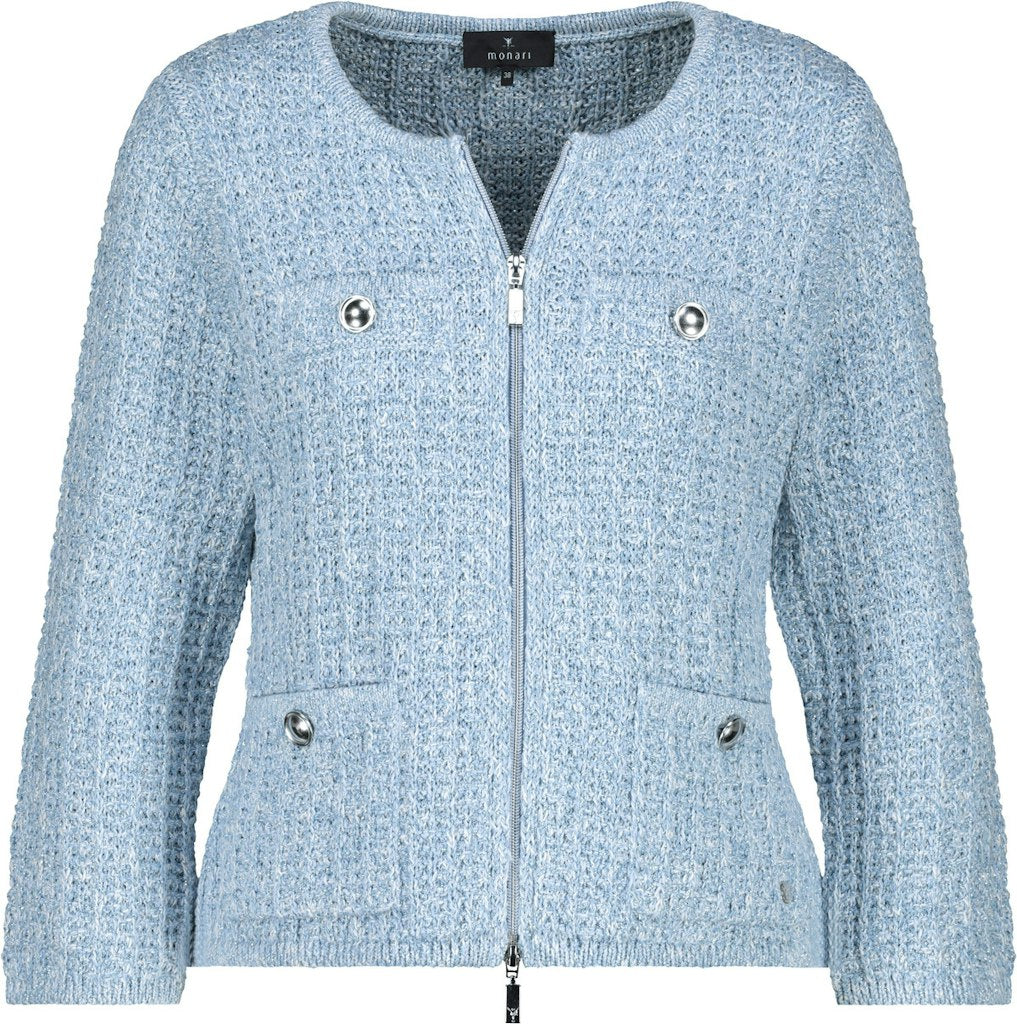 Monari Damen Strickjacken Spring Wate