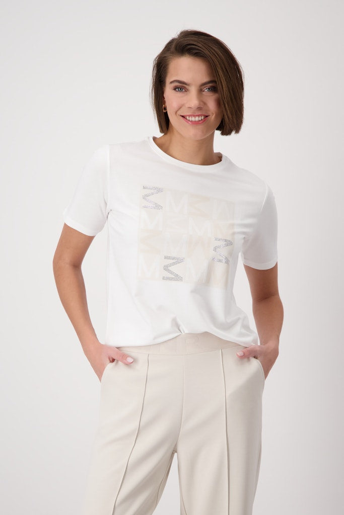 Monari Damen T-Shirts Off-White