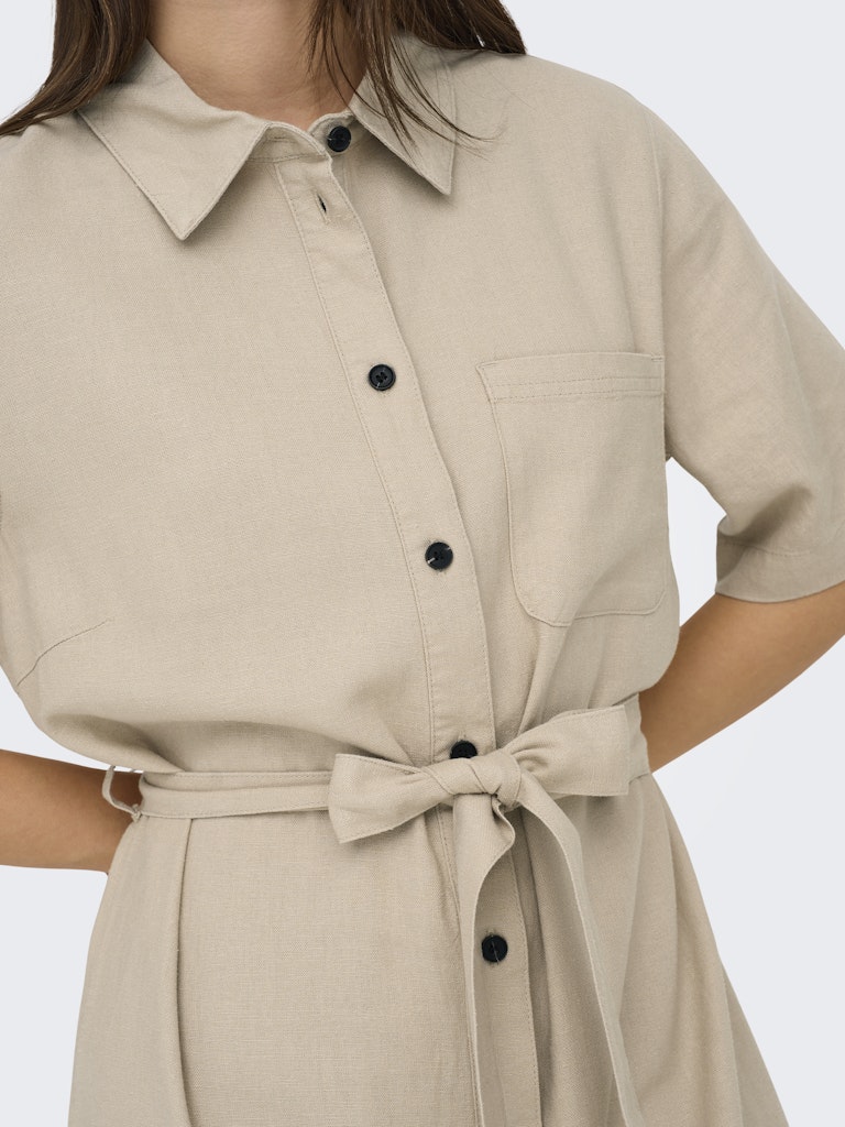 Only Damen Kleider Oxford Tan