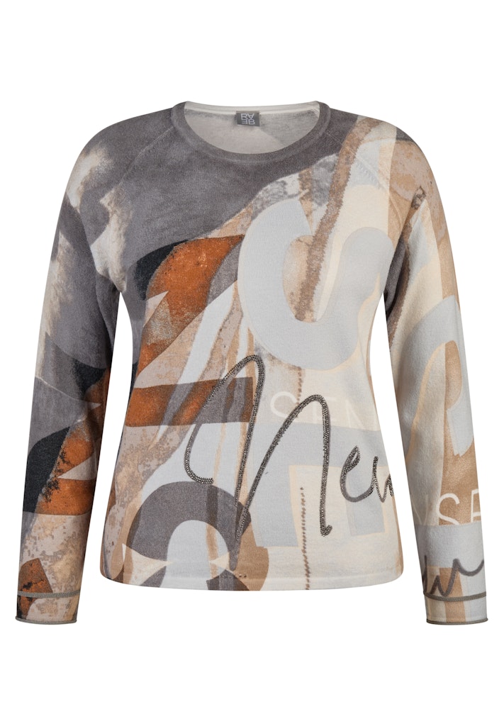 Rabe Damen Pullover Silber