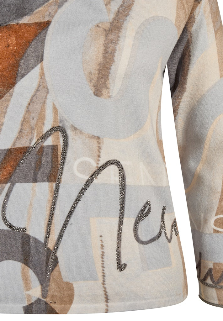Rabe Damen Pullover Silber