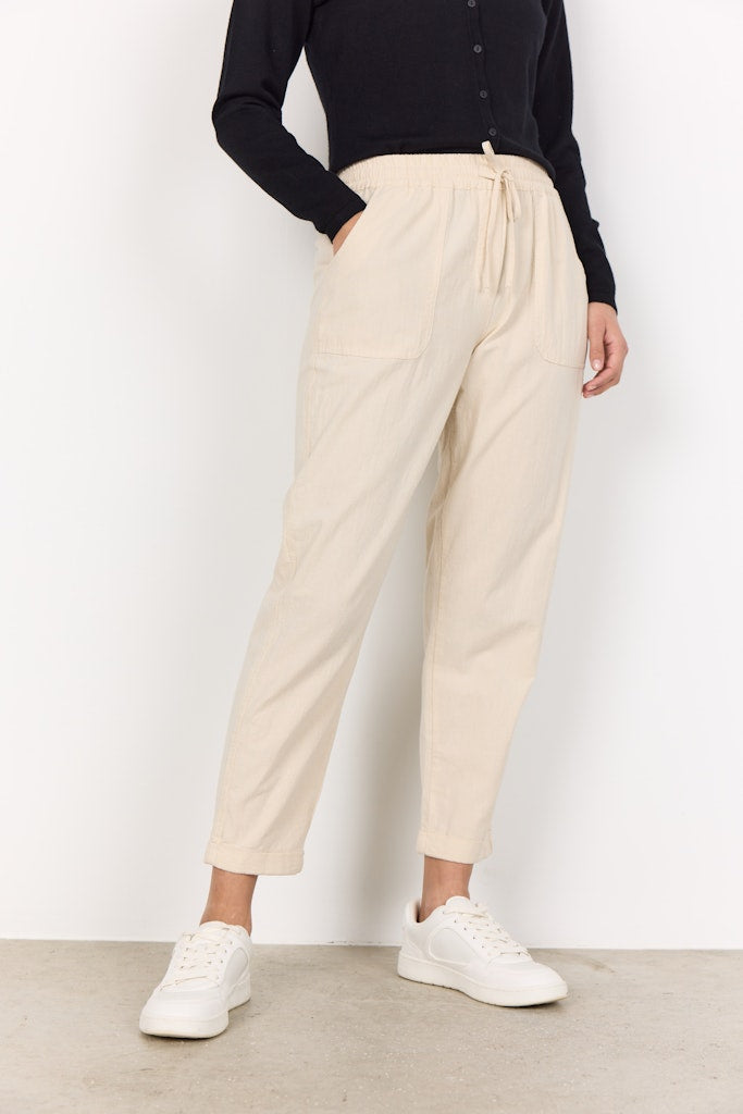 Soya Concept Damen Hosen Sand