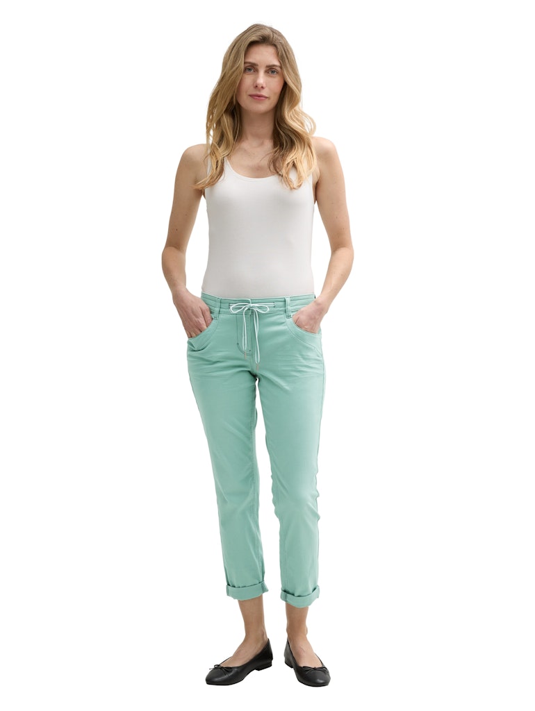 Tom Tailor Damen Hosen Faded Green
