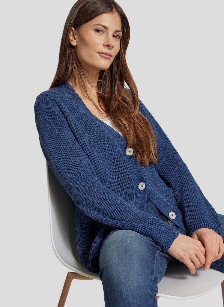 Rabe Damen Strickjacken Dunkel Jeans