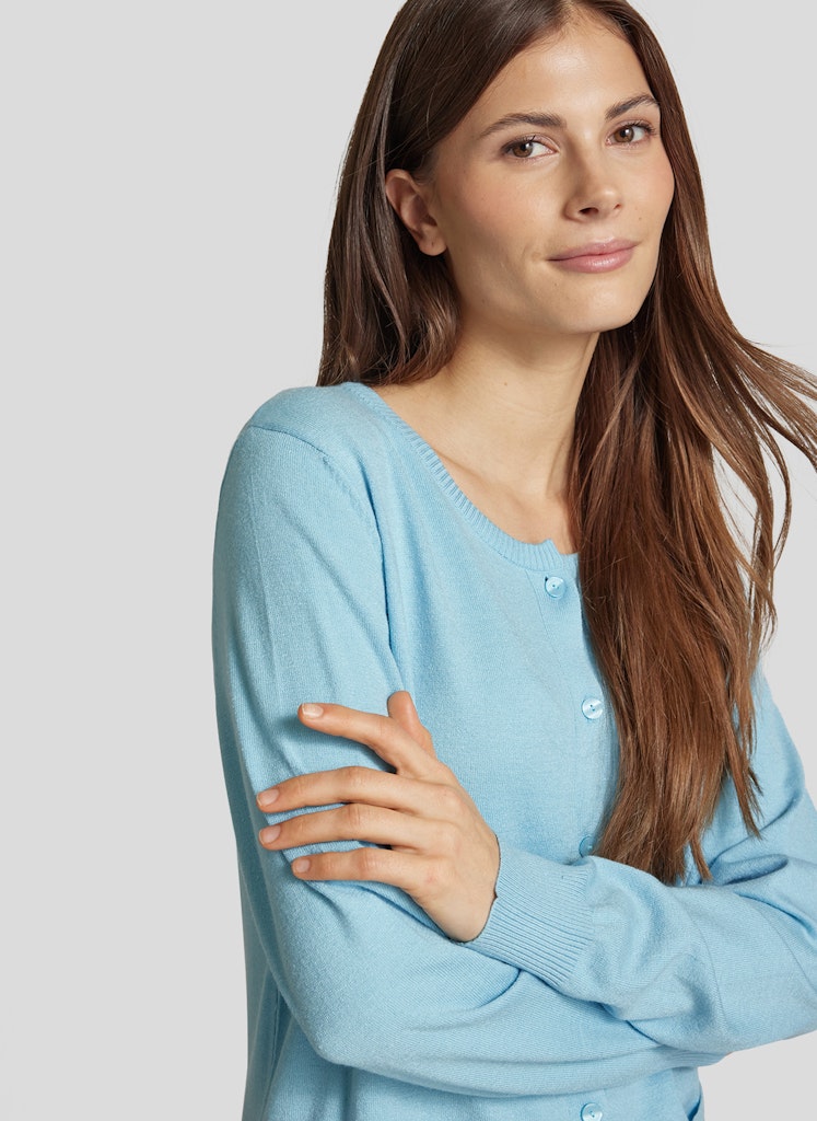 Rabe Damen Strickjacken Puderblau