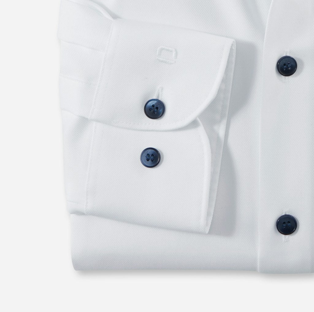 Olymp Herren Hemden lang  Weiss